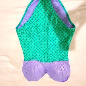 Ariel mermaid one piece swim suit